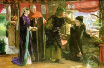 Dante Gabriel Rossetti Painting - Beatrice Pre Raphaelite Brotherhood Dante Gabriel Rossetti
